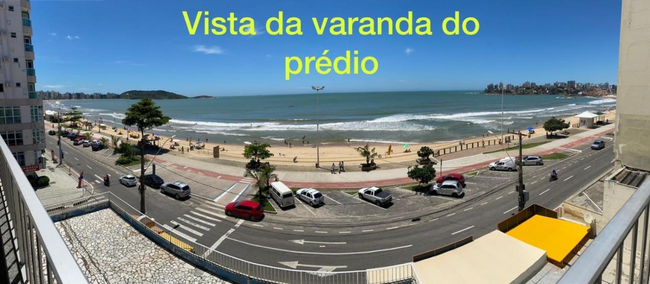 Apartamento Vista Mar 209 - 2 Quartos - Praia Do Morro - Predio Frente Mar - Varanda Com Vista Mar - Elevador - Atravessou A Avenida, Ja Esta Na Praia - Com Garagem - Internet Guarapari Ngoại thất bức ảnh